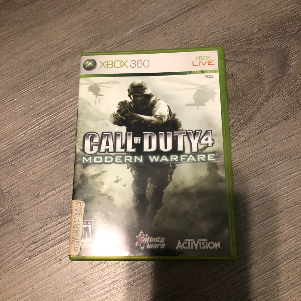 Call of duty 4 modern warfare xbox 360